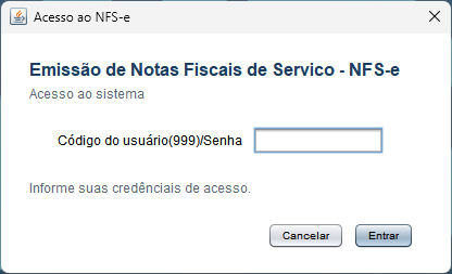 1 Login Acesso Sistema