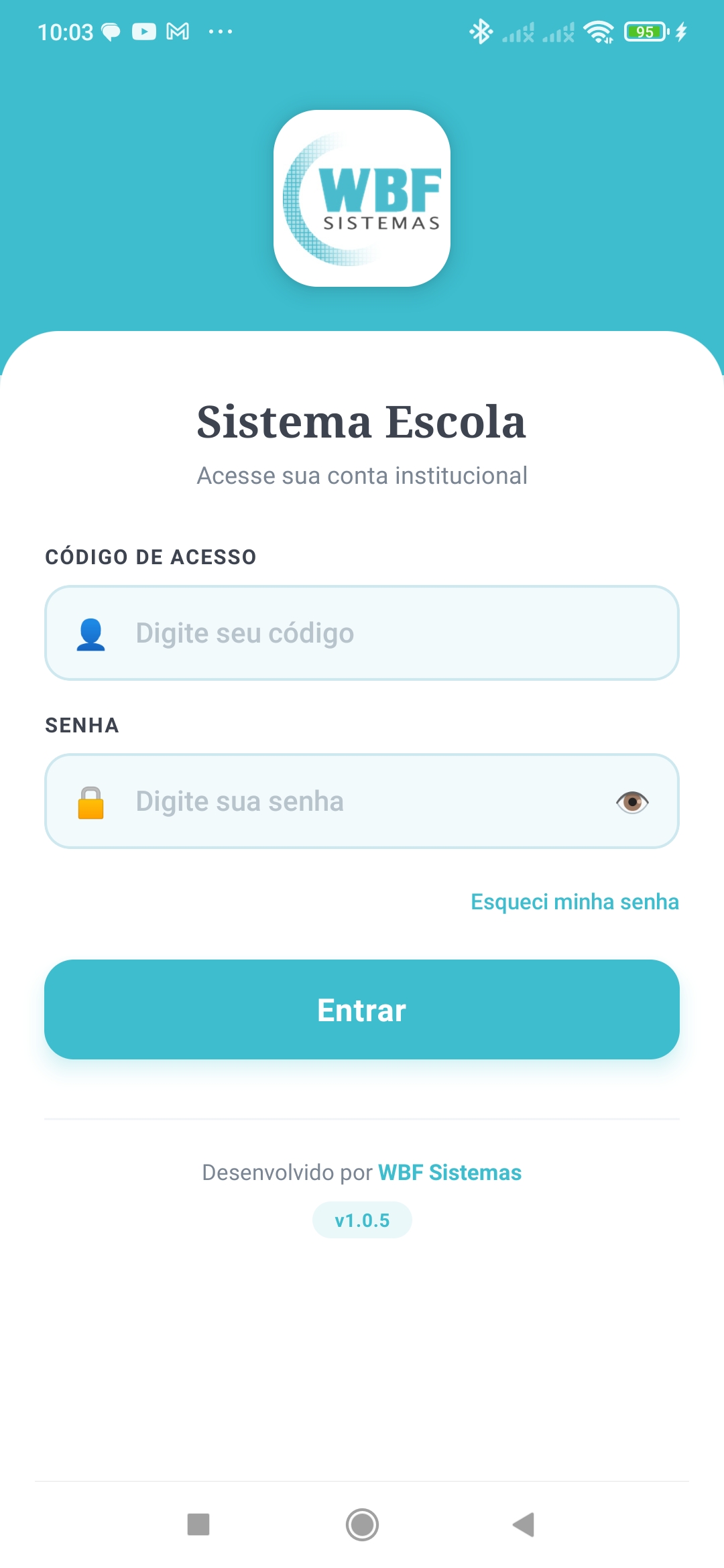 Tela de Login — Android