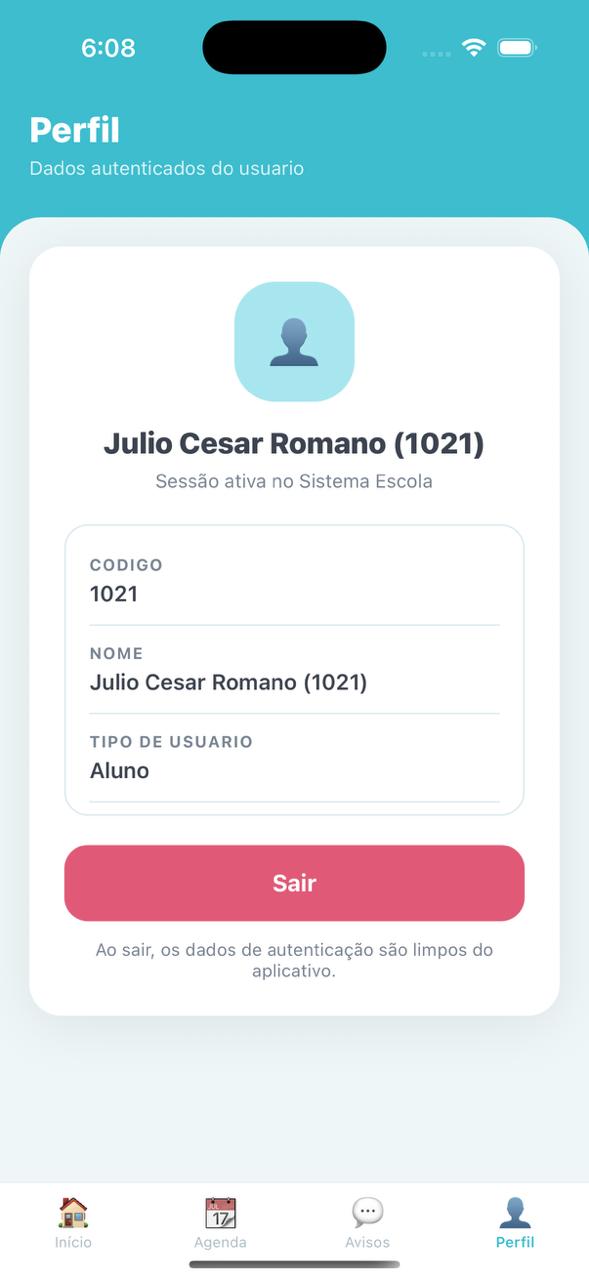 Perfil / Sessão Ativa — iOS
