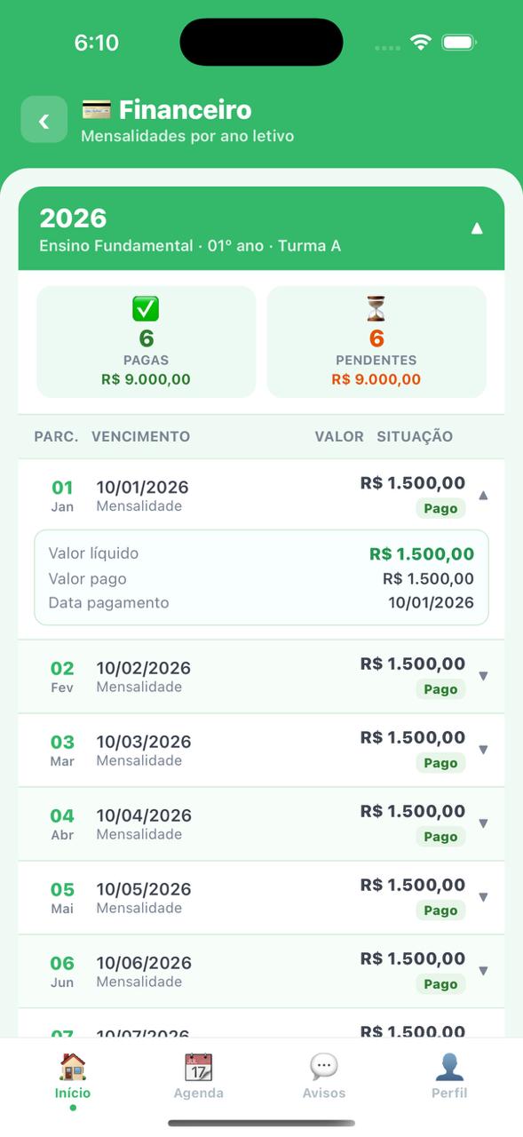Financeiro — detalhe — iOS