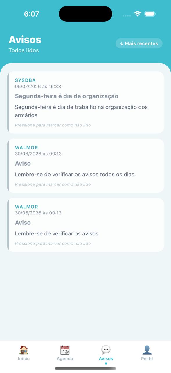 Mural de Avisos — iOS